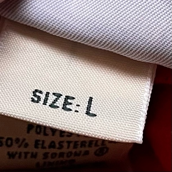 L.L. Bean Geometric Chevron Patterned Shorts Green and Orange Swim Trunks Large - Picture 9 of 14